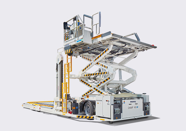 TREPEL CHAMP 140e – Elektrischer Highloader für mittlere Frachteinsätze