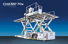 TREPEL CHAMP 70e – Electric High Loader for Airport Cargo