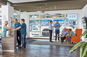 Modern TREPEL Customer Reception Area – 2017