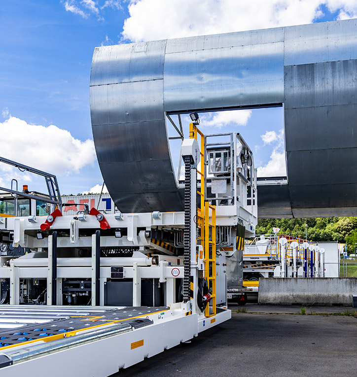 Automated cargo handling system with roller platform and vertical lift