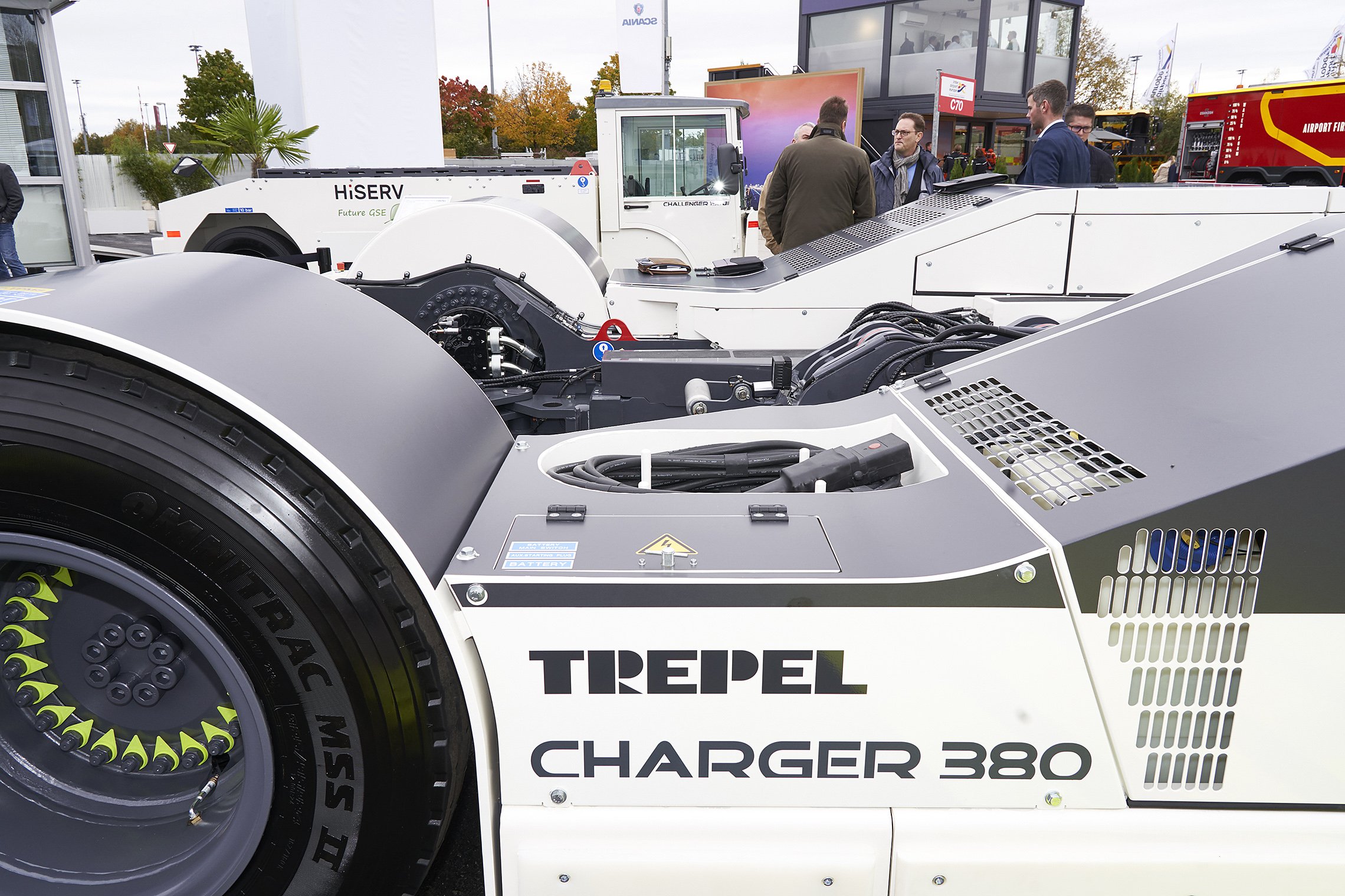 TREPEL CHARGER 380 Tow Tractor at Trade Show